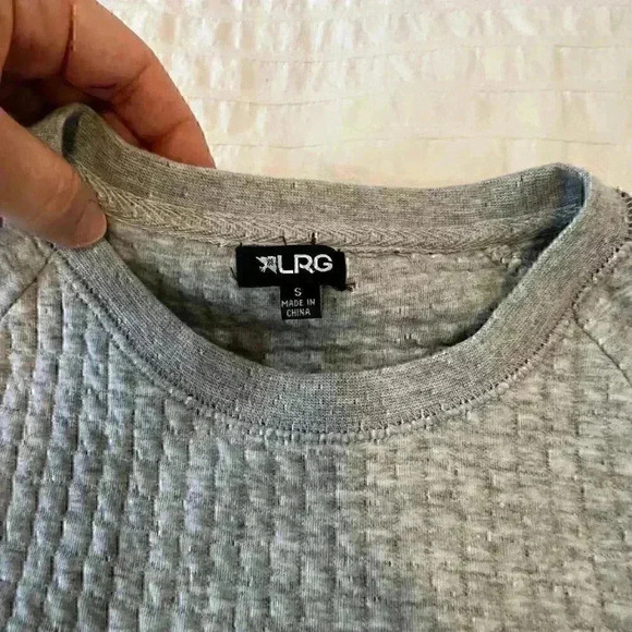 LRG Mens Reflective Gray Pullover Size Small - Picture 4 of 8